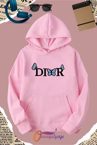 oneagılyazı Brand Printed Hoodie Sweatshirt for Women and Girls