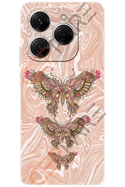 TECNO Spark 20 PRO (KJ6) Uyumlu Kılıf Desen Baskılı Silikon Kelebek Resim STK:552 CP-oGSvd6p