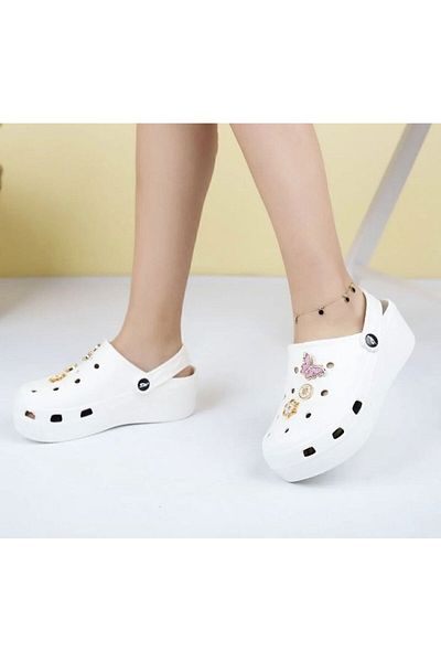 Callibron Massage Sole, Suitable for Daily Use, High Sole, Hospital Cook Nurse Doctor Slippers