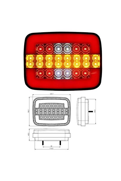 ÇERAY Neon Led 275 Stop Lambası 12v 202205-12v