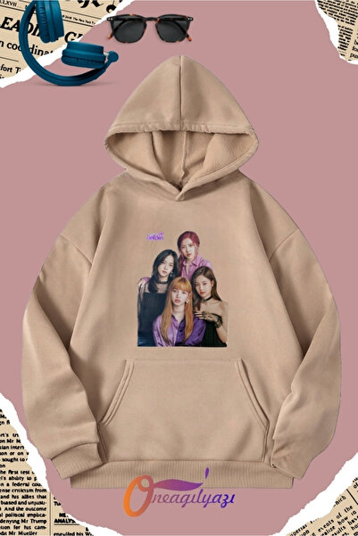 oneagılyazı Hanorac BlackPink B cu imprimeu Sweat tricou pentru fete