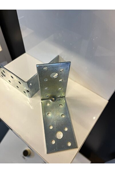 Taşkın Aksesuar Metal L Gönye 40x80x80mm 18 Delikli (2 Adet) 33no Köşebent Ba...