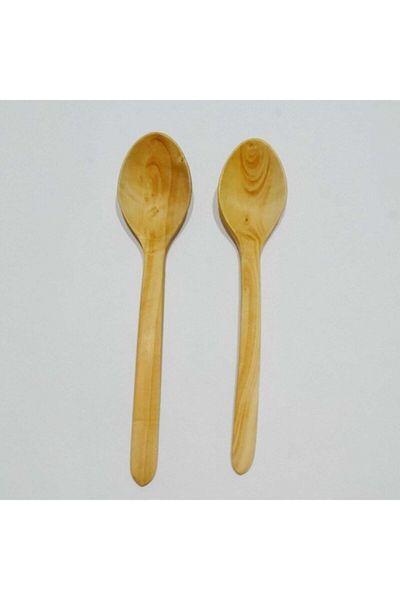 Kitchen Mania 2 Pieces Handmade Boxwood Tablespoon 22 cm