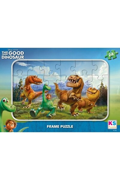 Ks Games Good Dinosaur Güzel Dinozor Frame 24 Parça Çocuk Puzzle Oyun Seti
