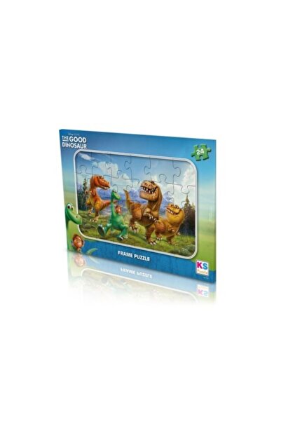 Ks Games Good Dinosaur Güzel Dinozor Frame 24 Parça Çocuk Puzzle Oyun Seti