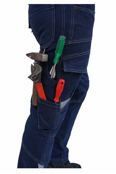 Uniprom Men's Jeans Work Pants Lycra Madrid Climate Model