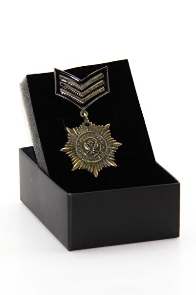 Zaim Aksesuar Bronz Asker Arma Broş 123