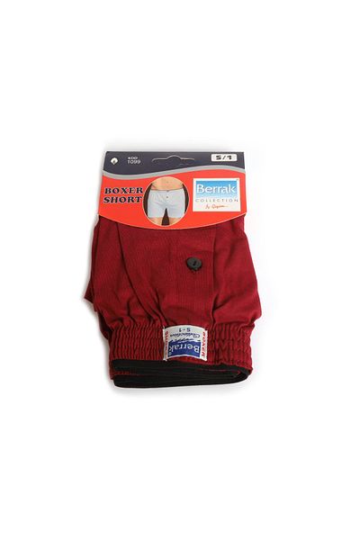 Berrak Ανδρικό Claret Red Boxer 6 τεμαχίων