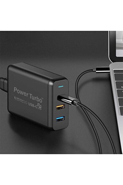 WIWU Pd Power Turbo Tx-mu520c-a Usb / Pd Power Turbo Şarj Adaptörü Qc 3.0 45w...