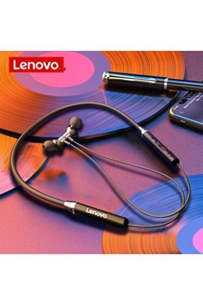 LENOVO thinkplus He05 Bluetooth 5.0 Chip Kulaklik Kablosuz Stereo Spor Manyetik Kulaklik Su Geçirmez Kulaklik