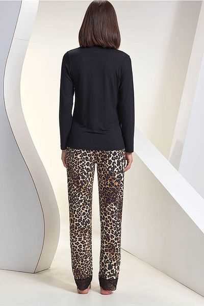 Sevim Set de pijamale pentru femei negre
