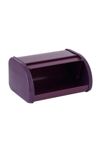 indirimse Purple Metal Sliding Bread Storage Box