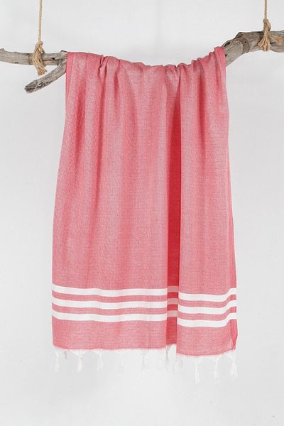 Bedinn Peshtemal Bamboo Diamond Red