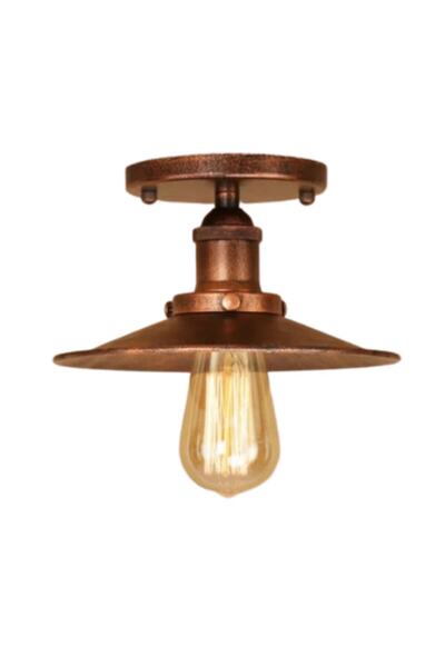 Rsylight Rys Retro Bakır Patinalı Tavan Plofyoner Avize 23 Cm