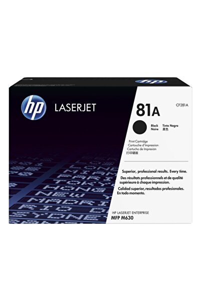HP 81a Black Siyah 10.000 Sayfa Toner Cf281a