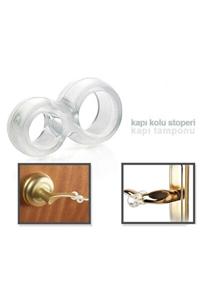 Karahisarlı Kapı Kol Lastik Stoper Kapı Tutucu 4 Lü Paket