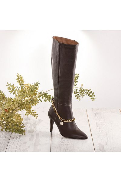 Moosefield Women's Brown Genuine Leather Boots
