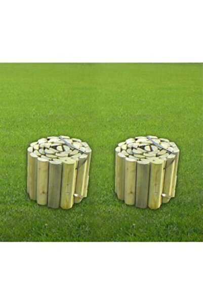 Platanus Peyzaj Ahşap Bordür 15x150 Cm 2'li