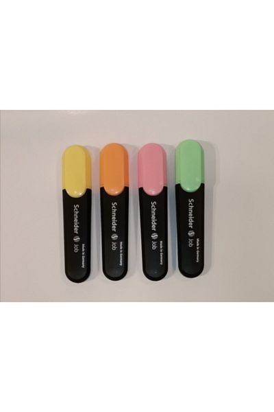 Schnieder Schneider Job Pastel Highlighter Pen Set of 4