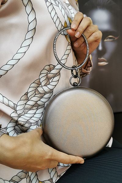 NAZART Βραδινό Φόρεμα Platinum Fabric 259 Γυναικεία Τσάντα