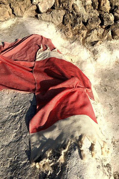 Yavuz Tekstil Beach & Sauna Cotton Peshtemal Set 100% Cotton Gift Product Red