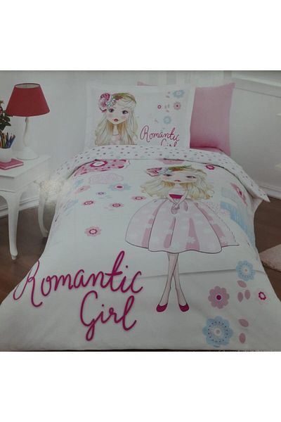 Özdilek Romantic Girl Single Duvet Cover Set