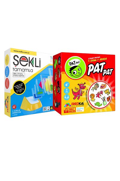 Redka Akıl Oyunları Completely and Pat Pat Shape Game