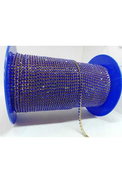 yiğit aksesuar Saks Blue Crystal Tight Strip Ss8 2mm 1 Ball 50 mt