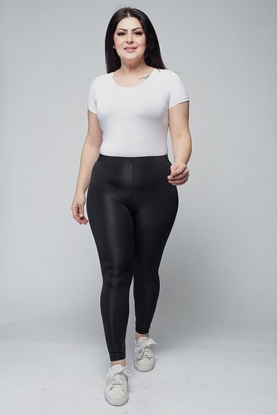 Ebsumu Plus Size Black Disco Leggings