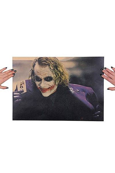 Solfera Αφίσα Heath Ledger Joker Dark Knight Kraft - AF013