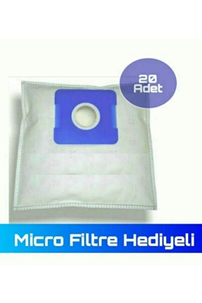 Miele Classic C1 Ecoline - Powerline Bez Toz Torbası 20 Ad.-micro Filtre Hedi...