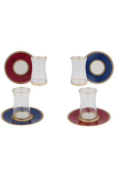 Lucky Art Lucinda Bone Set of 6 Teacups