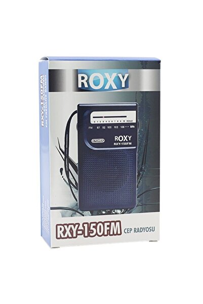 Roxy RXY-150 Cep Tipi Pil ile Çalışan Mini Fm Radyo - Deprem Çantası - Pilli RAdyo- Çoban RAdyosu