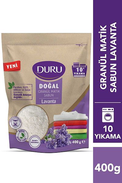 Duru Granulated Matic Soap Lavender 400 Gr