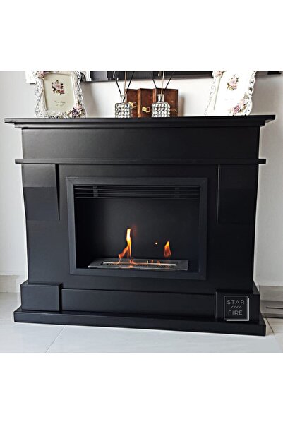 Starfire Classic Design - Bioethanol Şömine (taşınabilir Şömine) (siyah)