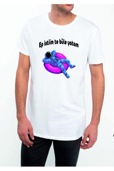 venüsdijital Bela unisex T-shirt - Ep Istiim Büle Yatam Štampano