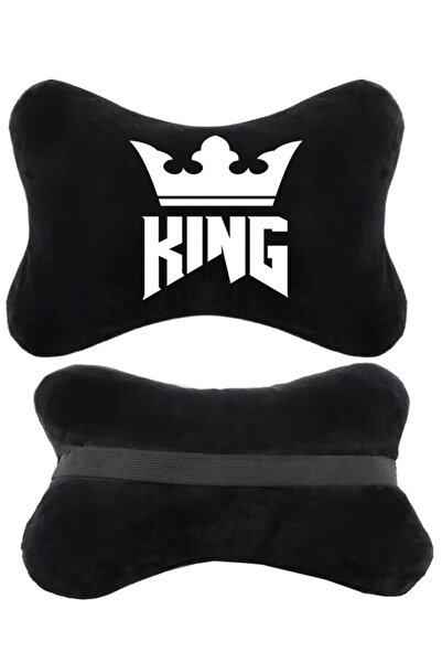 1araba1ev Tofaş Şahin وسادة رقبة السيارة للسفر قطعتين باللون الأسود