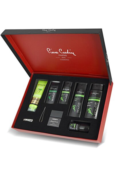 Pierre Cardin Erkek Bakım Seti - Exclusive Damat Çeyiz Nişan Bohça Sandık Seti