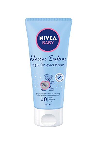 NIVEA Baby Hassas Bakım Pişik Önleyici Krem Protects & Cares 100 Ml