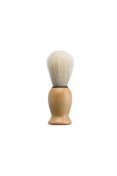 AVMmarketim Sakal Fırçası Traş Fırçası Ahşap Sap Orta Boy 12 Cm