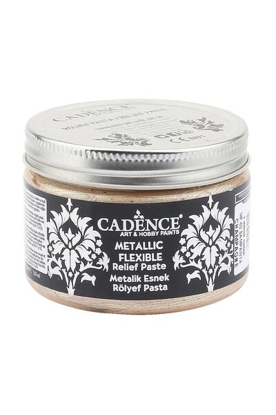 Cadence Boya Cadence Metalik Flexible Esnek Rölyef Pasta Mf 02 Şampanya