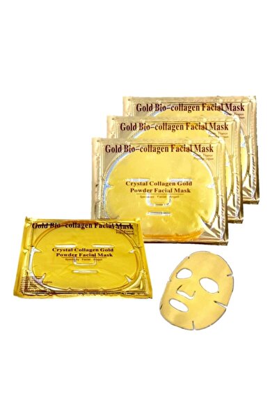 ADIM BEAUTY 50 Adet Altın Collagen Kolajen Yüz Maskesi Yeni Tarihli Kolojen M...