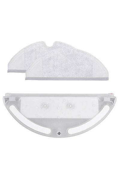 Roborock Xiaomi S6/s6 Pure - 2-piece Fiber Mop Cloth and Water Tank Compatible