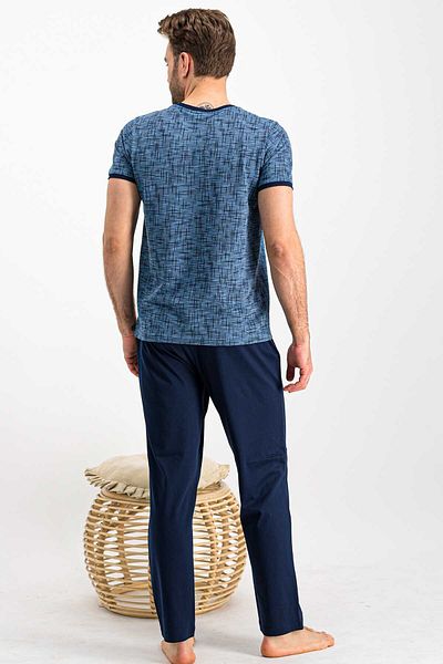Arnetta Ανδρικό Σετ Πιτζάμες Positive Blue Melange