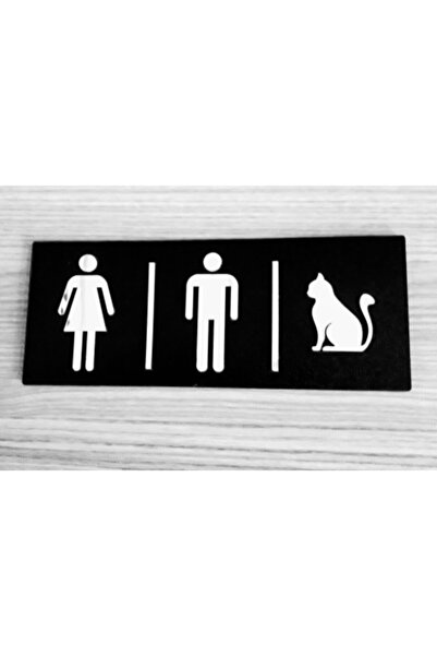 Dekokonsept Dekoratif Mdf Wc Yönlendirme Tabelası