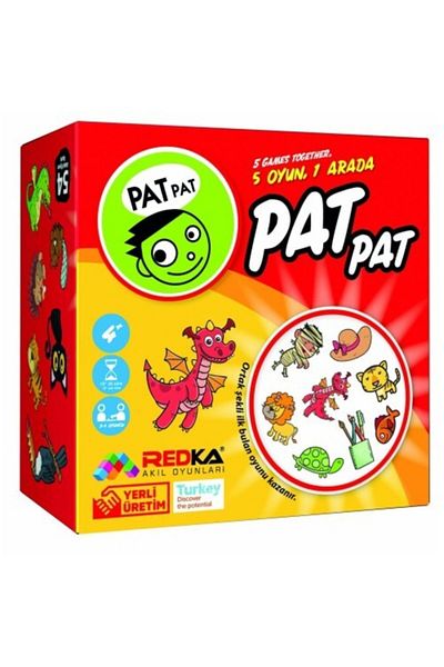 Redka Akıl Oyunları Pat Pat Game - Self-Expression Skill Development with Visual Intelligence and Imagination Detail