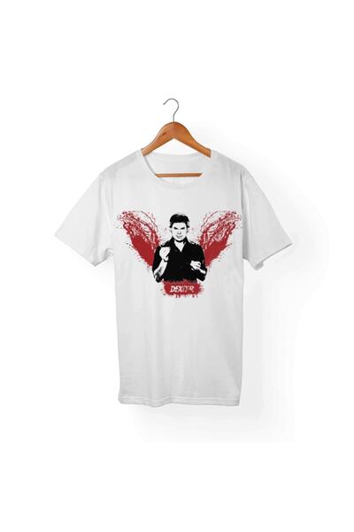 Alfa Tshirt Unisex White Dexter Morgan T-Shirt