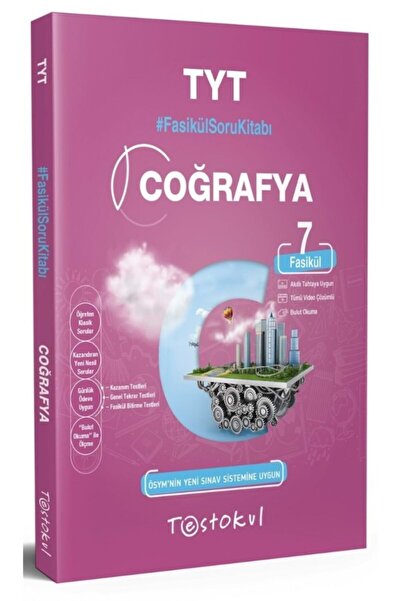 Test Okul Yayınları Tyt Coğrafya Fasikül Soru Kitabı 7 Fasikül