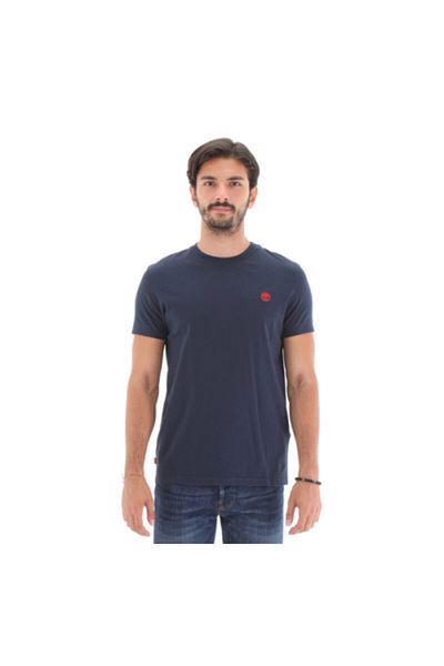Timberland SS DUNSTAN RIVER JERSEY C Blue Men's T-Shirt101096711