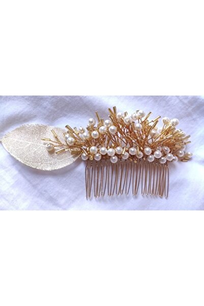 REYNA Αξεσουάρ για τα μαλλιά της νύφης με κούμπωμα για γάμο με χέννα